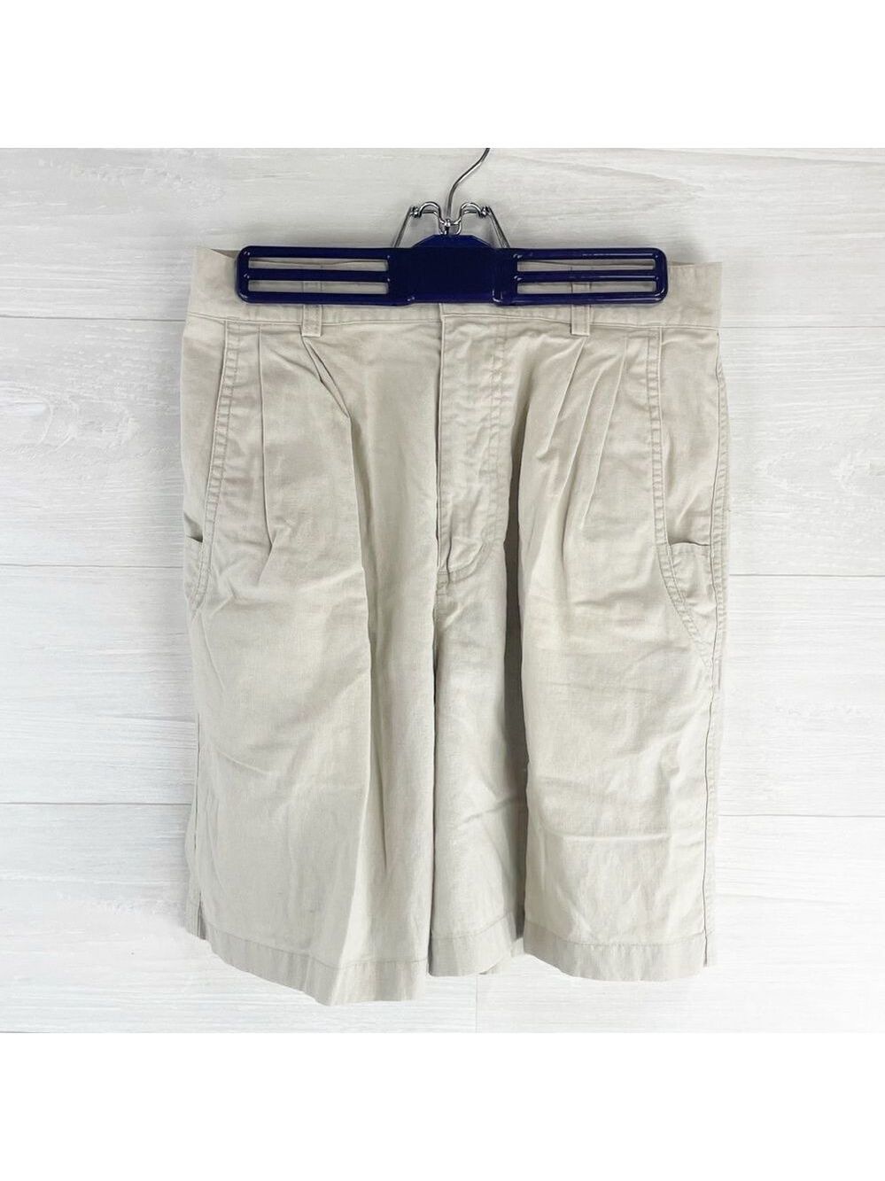 Patagonia 8” Inseam High Rise Waist Linen Blend Khaki Shorts